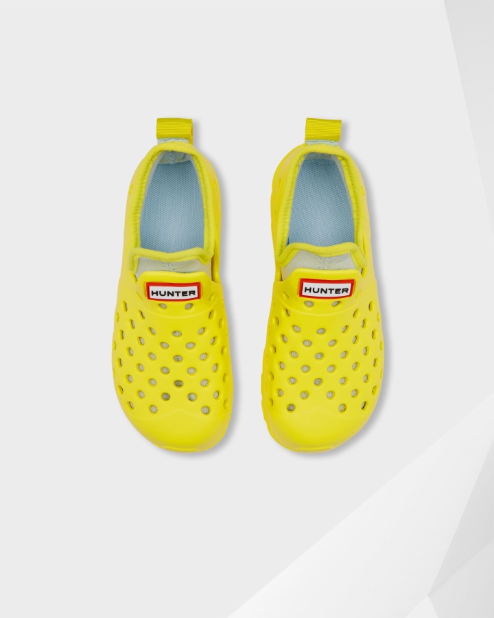 Hunter Zapatos De Agua Ligeros Para Niños Pequeños Bailarín Español Amarillo-menta Verde