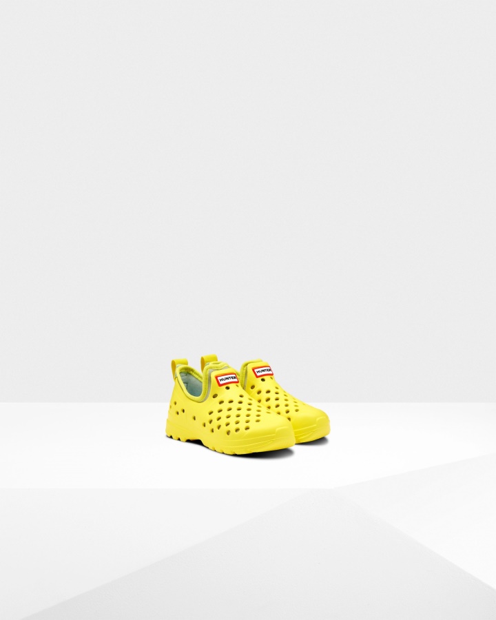 Hunter Zapatos De Agua Ligeros Para Niños Pequeños Bailarín Español Amarillo-menta Verde