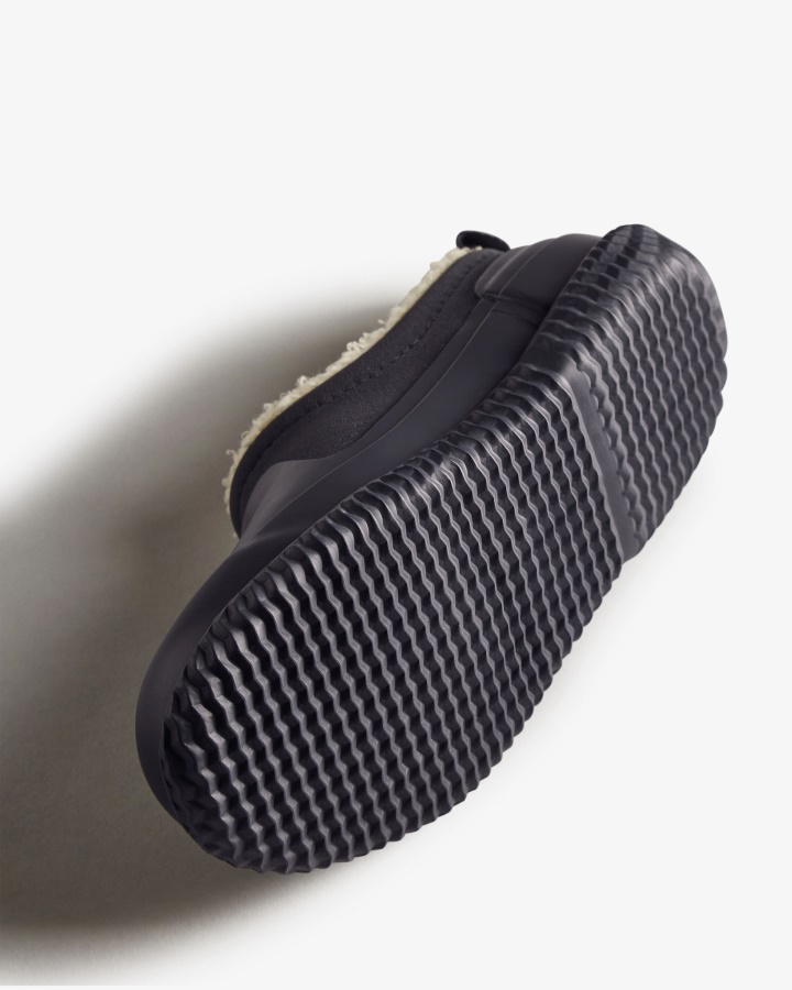 Hunter Zapatos Para Niños Grandes (5-10 Años) Con Aislamiento De Piel De Oveja Vegana Hunter Azul Marino