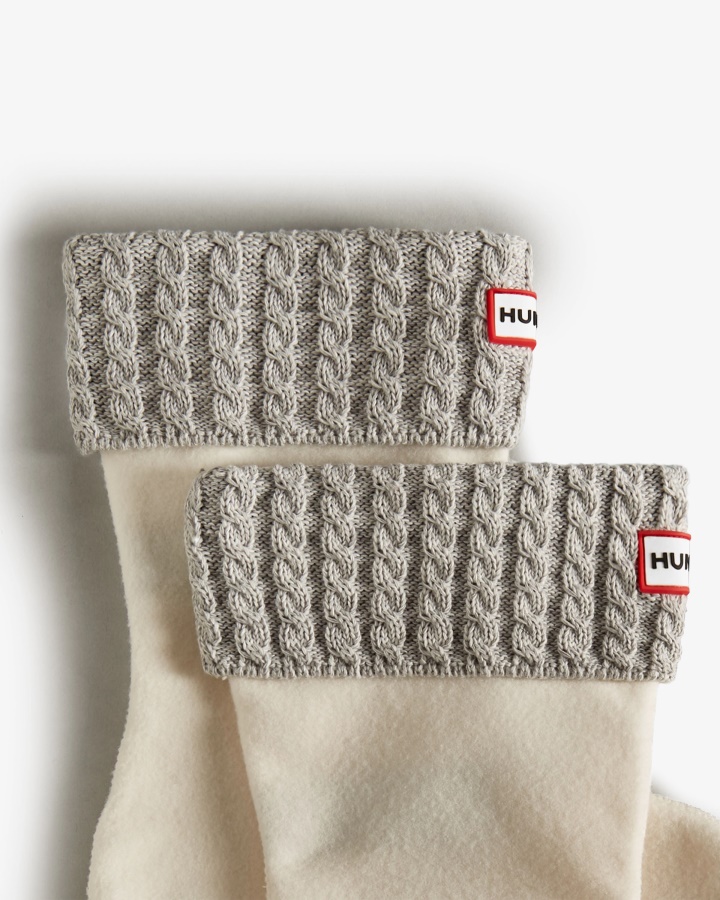 Mini Calcetines De Bota Cortos De Cazador Con Puño De Punto De Ochos Reciclados