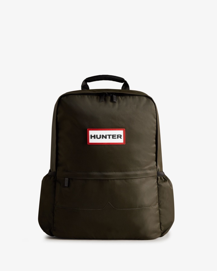 Mochila Grande De Nailon Hunter Verde Oliva Oscuro