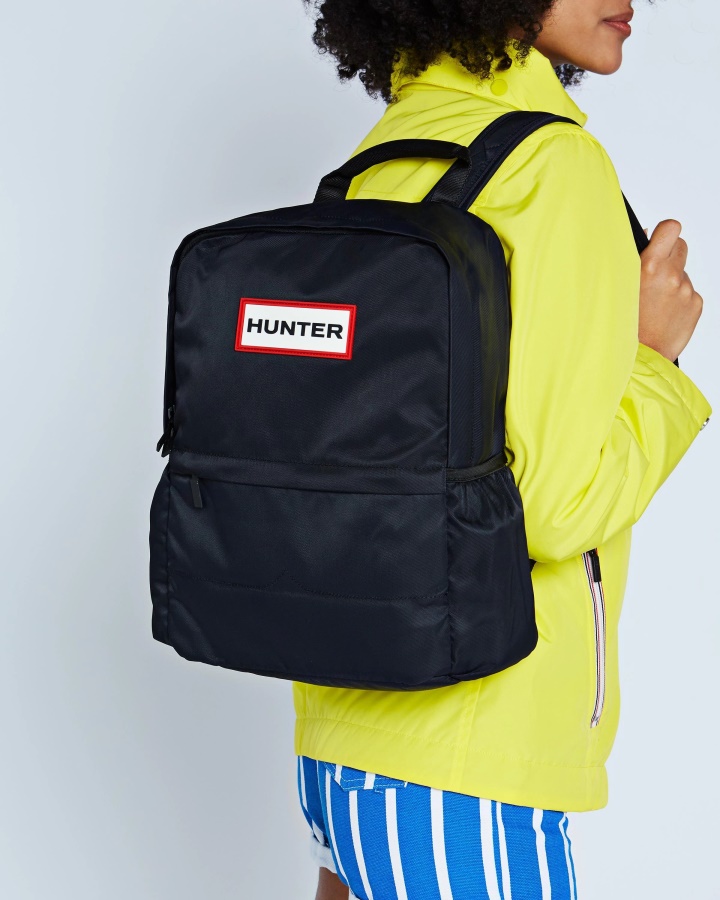 Mochila Hunter De Nailon Negra