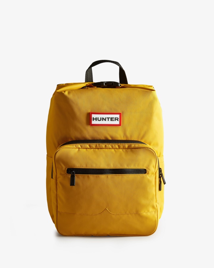 Mochila Hunter Nylon Pioneer Top Clip Amarillo