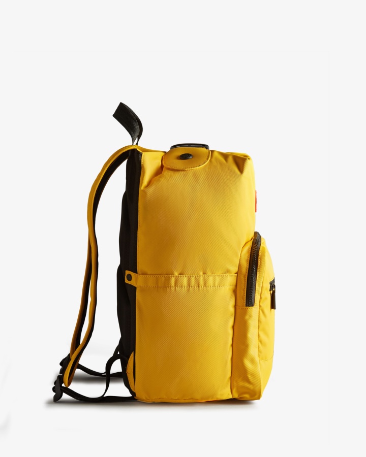 Mochila Hunter Nylon Pioneer Top Clip Amarillo