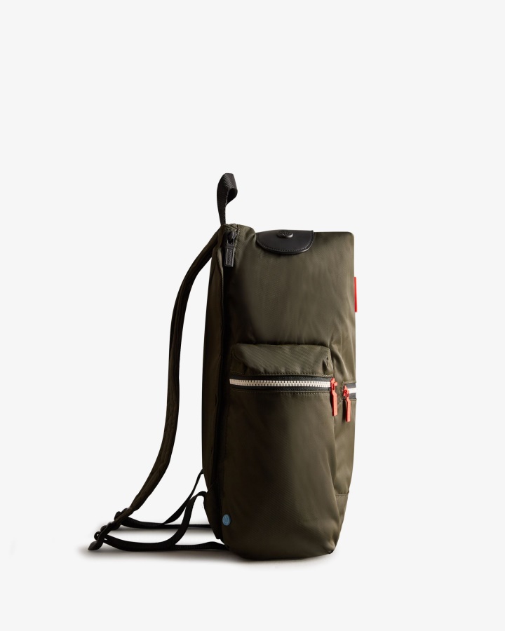 Mochila Hunter Top Clip - Nailon Verde Oliva Oscuro