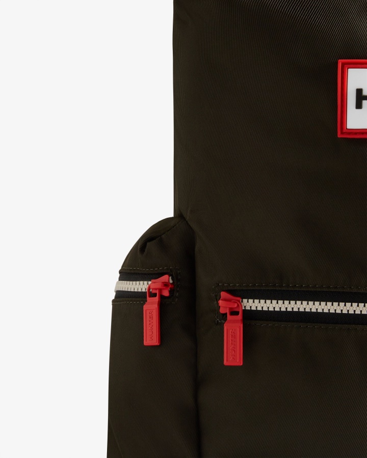 Mochila Hunter Top Clip - Nailon Verde Oliva Oscuro