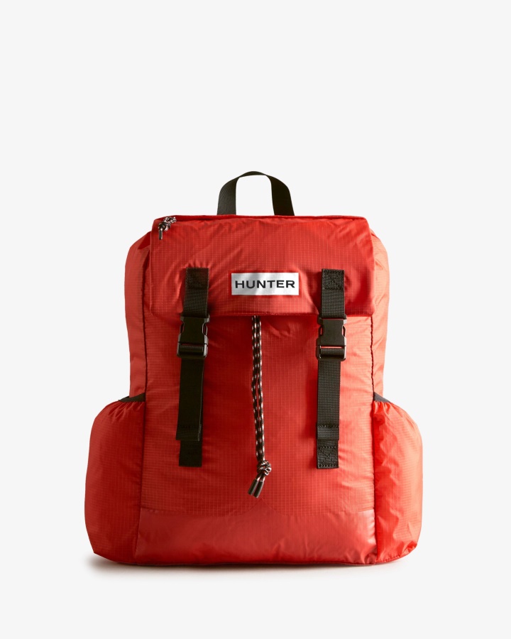 Mochila Plegable Hunter Ripstop Hunter Rojo
