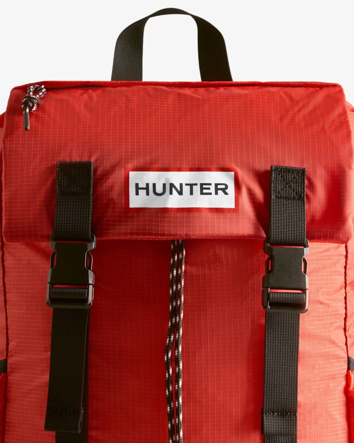 Mochila Plegable Hunter Ripstop Hunter Rojo