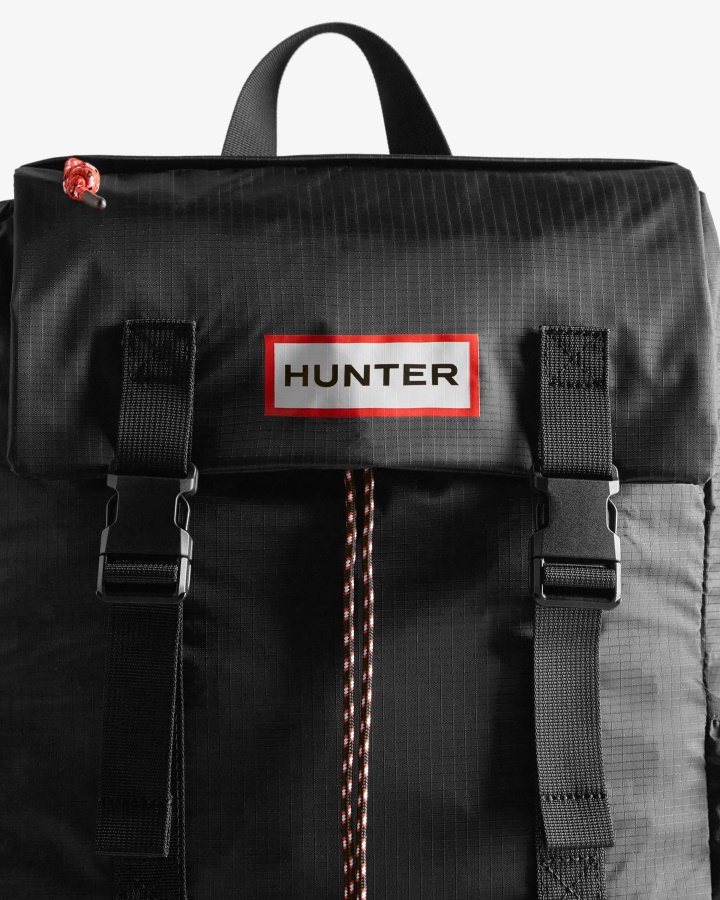Mochila Plegable Hunter Ripstop Negra