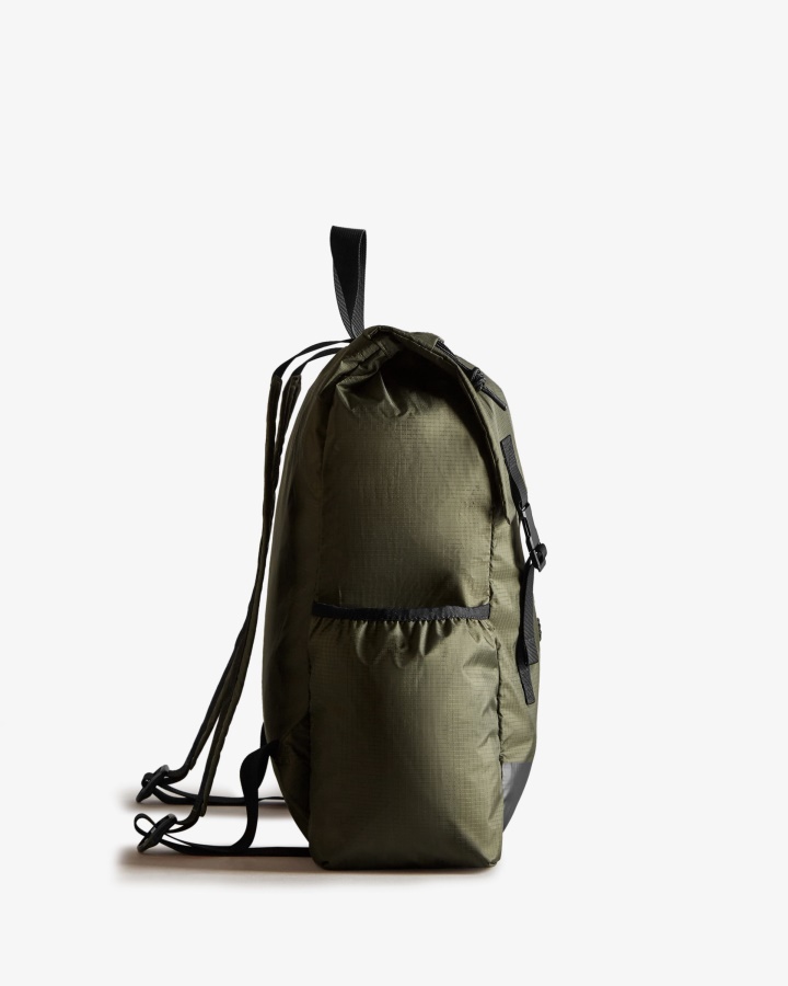 Mochila Plegable Hunter Ripstop Verde Oliva Oscuro