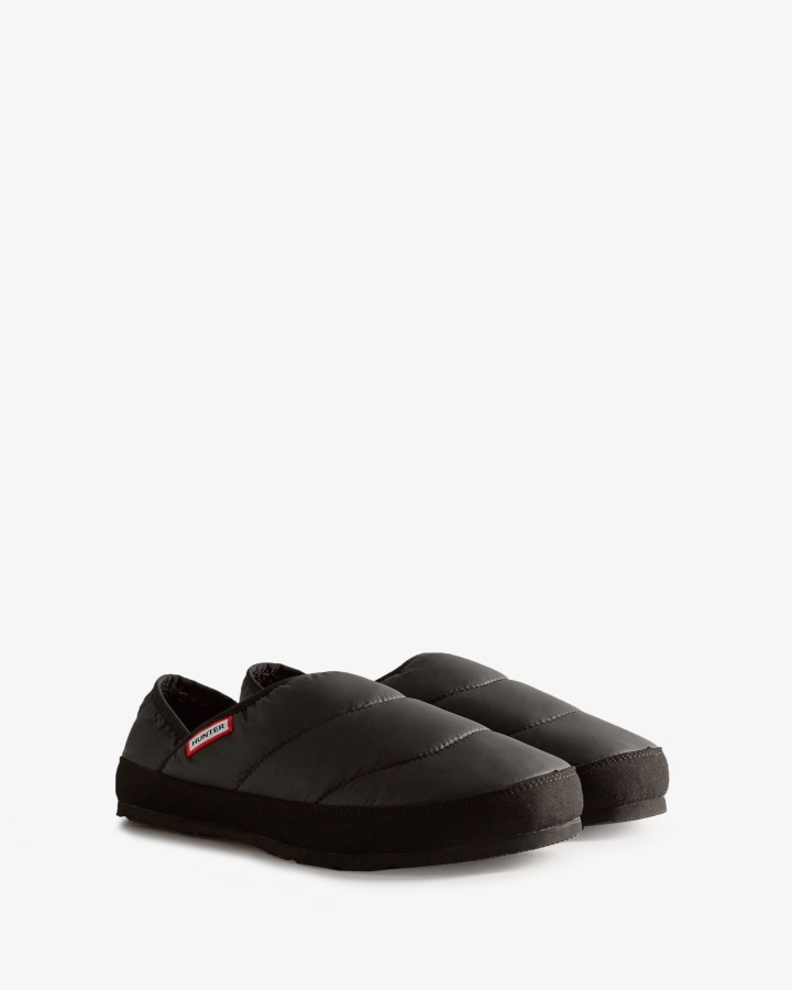 Pantuflas Hunter Hombre Puffer Negro