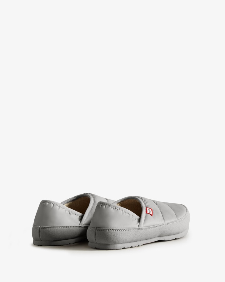Pantuflas Hunter Mujer Puffer Gris Tundra