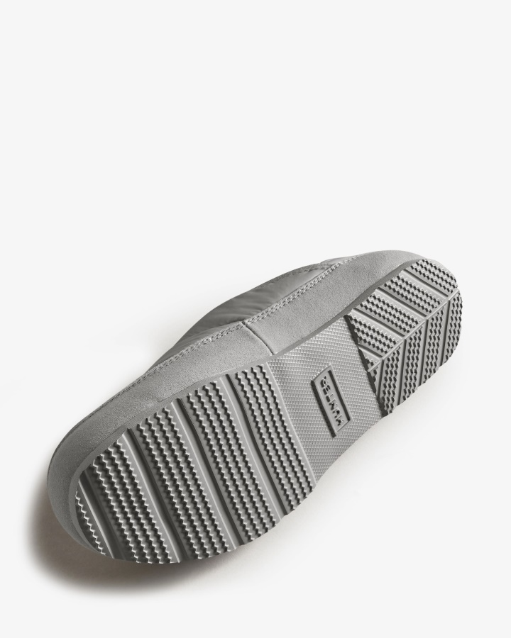 Pantuflas Hunter Mujer Puffer Gris Tundra