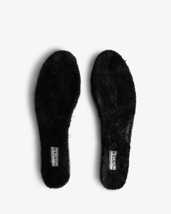 Plantillas Hunter Original Luxury Shearling Negras