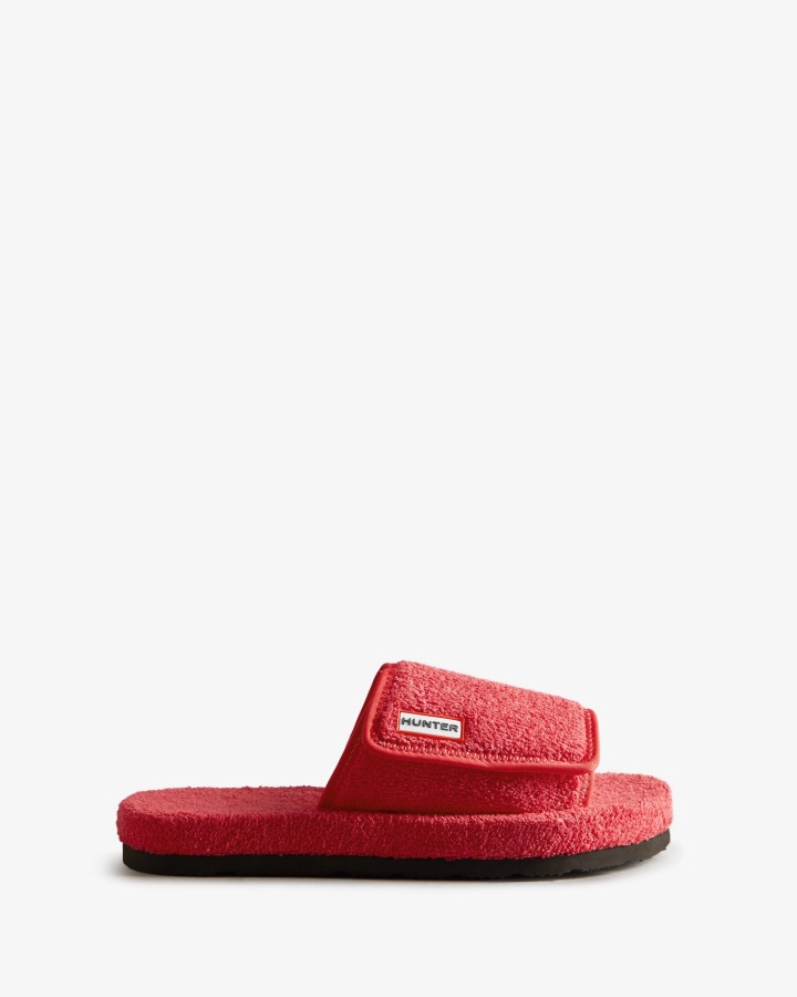 Tobogán De Playa De Toalla De Rizo Para Mujer Hunter Tobogán Ajustable En Rosa Rowan