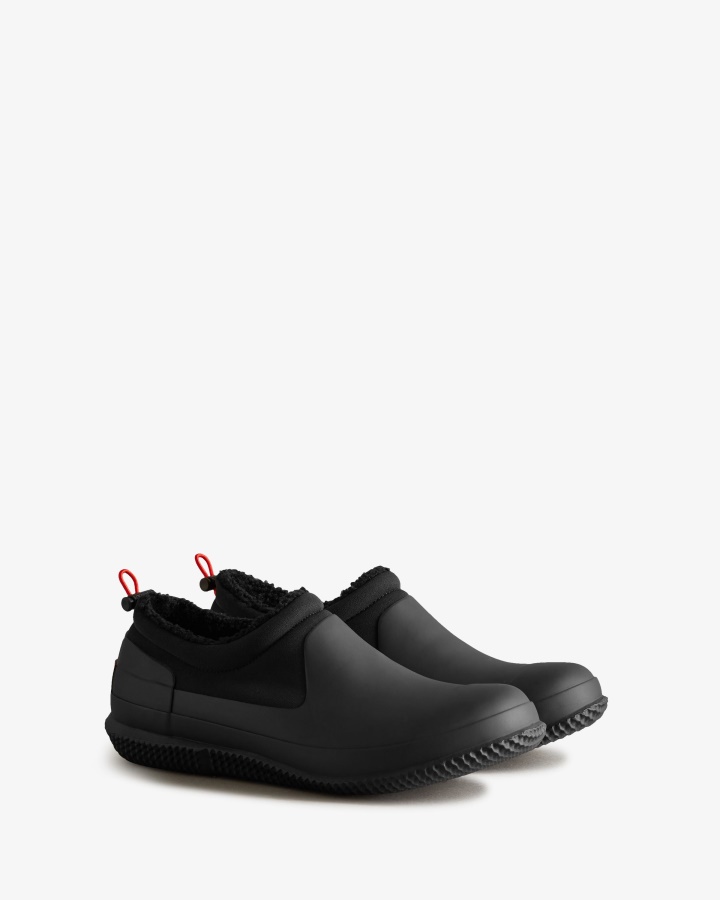 Zapato De Piel De Oveja Vegana Con Aislamiento Para Hombre Hunter Negro