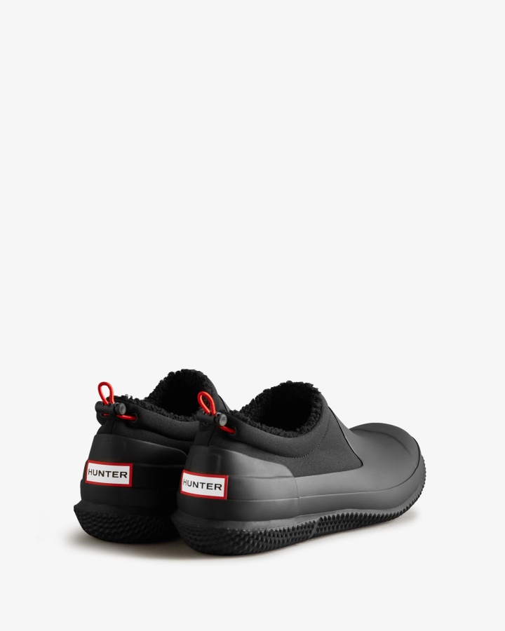 Zapato De Piel De Oveja Vegana Con Aislamiento Para Hombre Hunter Negro