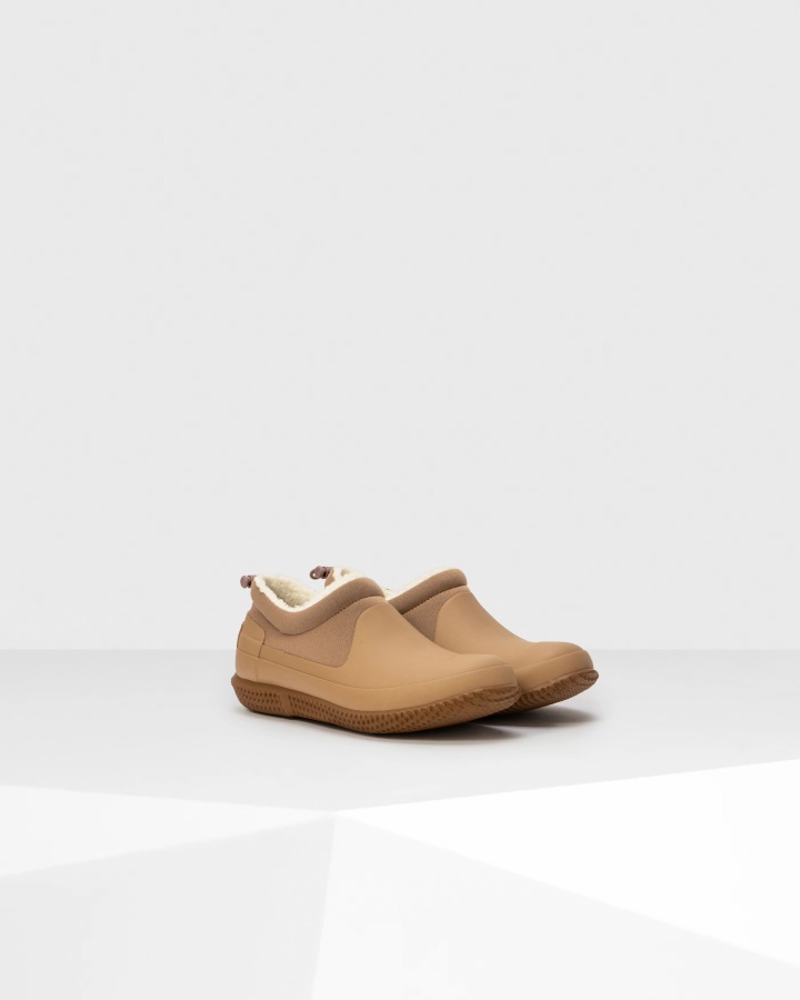 Zapato De Piel De Oveja Vegana Con Aislamiento Para Mujer De Hunter Marrón Rojizo