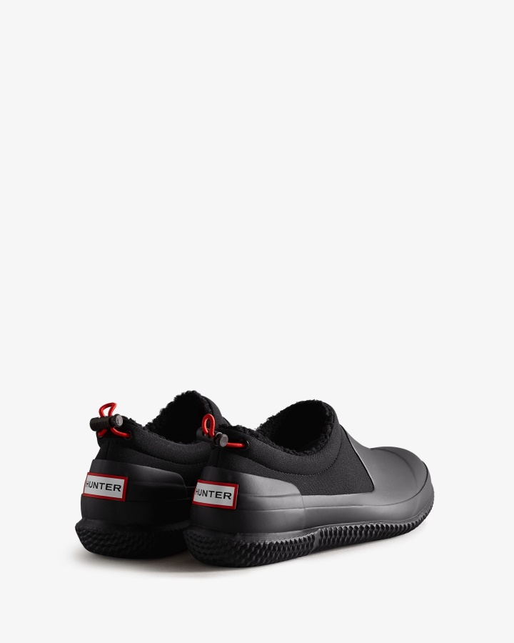 Zapato De Piel De Oveja Vegana Con Aislamiento Para Mujer Hunter Negro