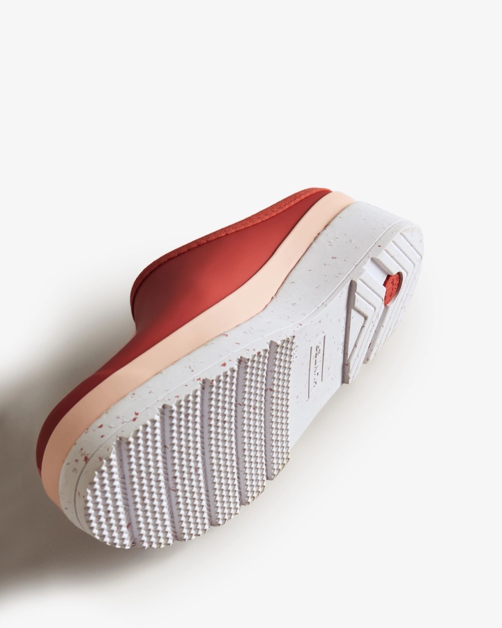 Zuecos Con Suela Moteada Para Mujer Hunter Glenmore Rose-azalea Pink