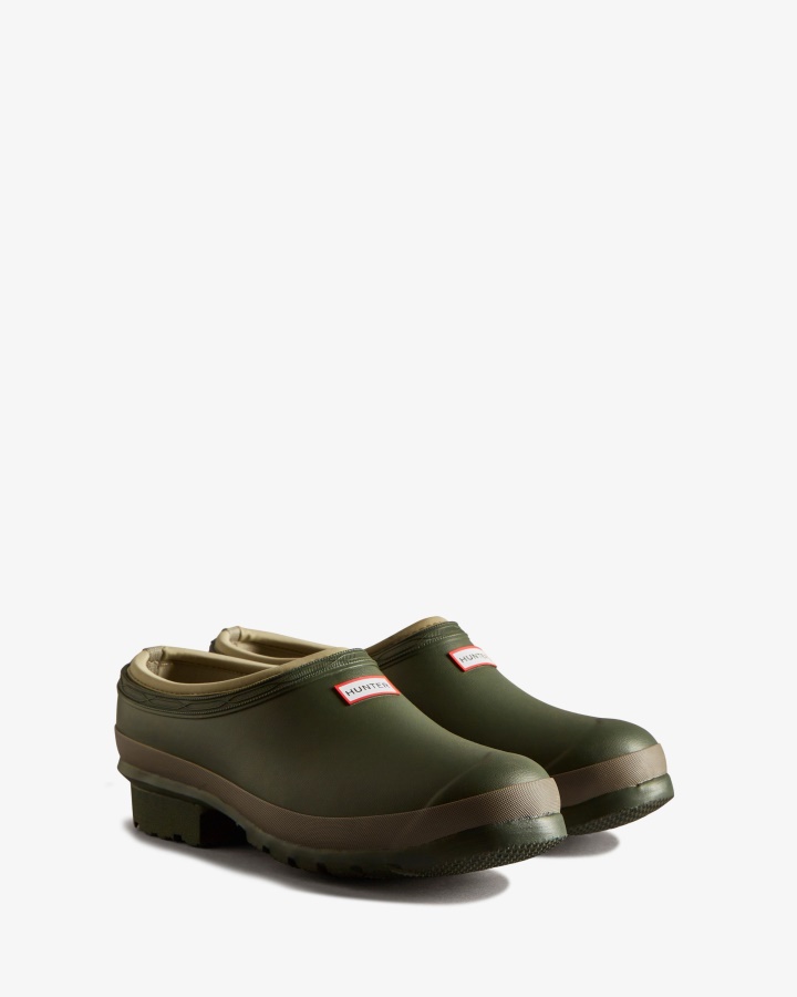 Zuecos De Jardinero Hunter Hombre Dark Olive-clay
