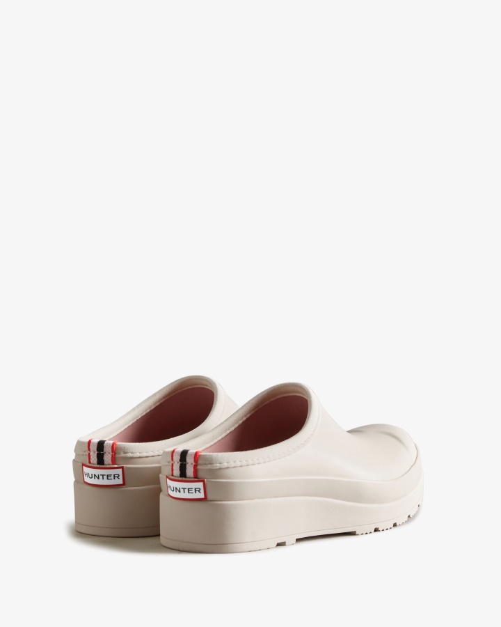 Zuecos De Mujer Hunter Cast Gris Pálido