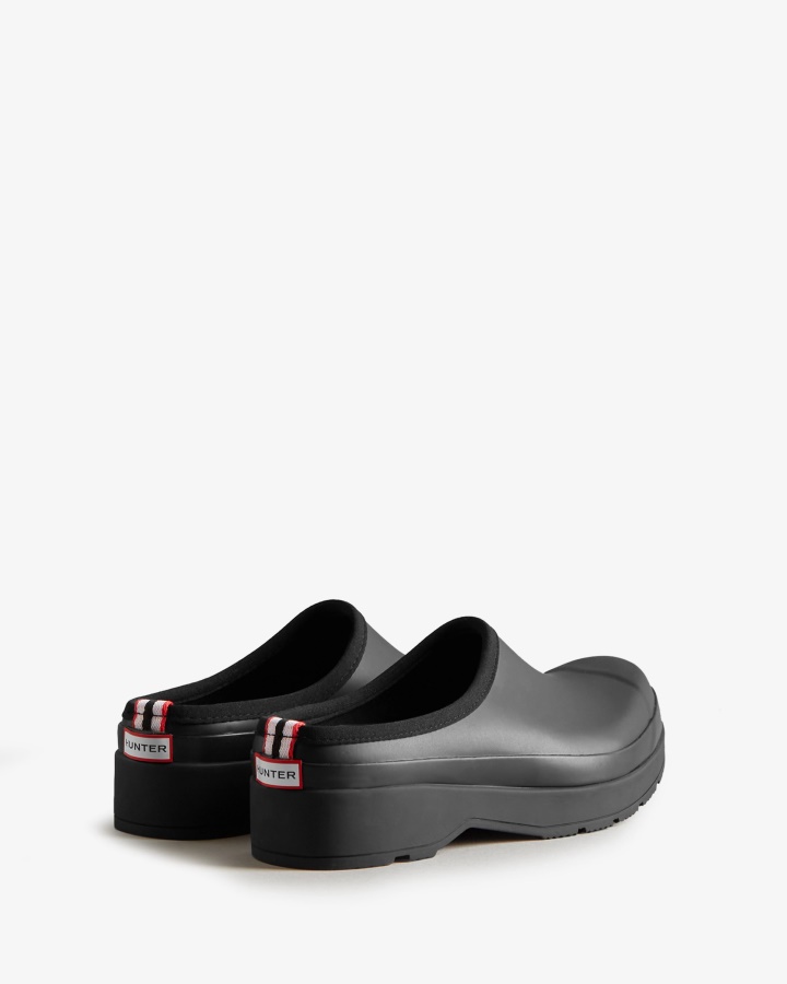 Zuecos Hunter Hombre Play Negros