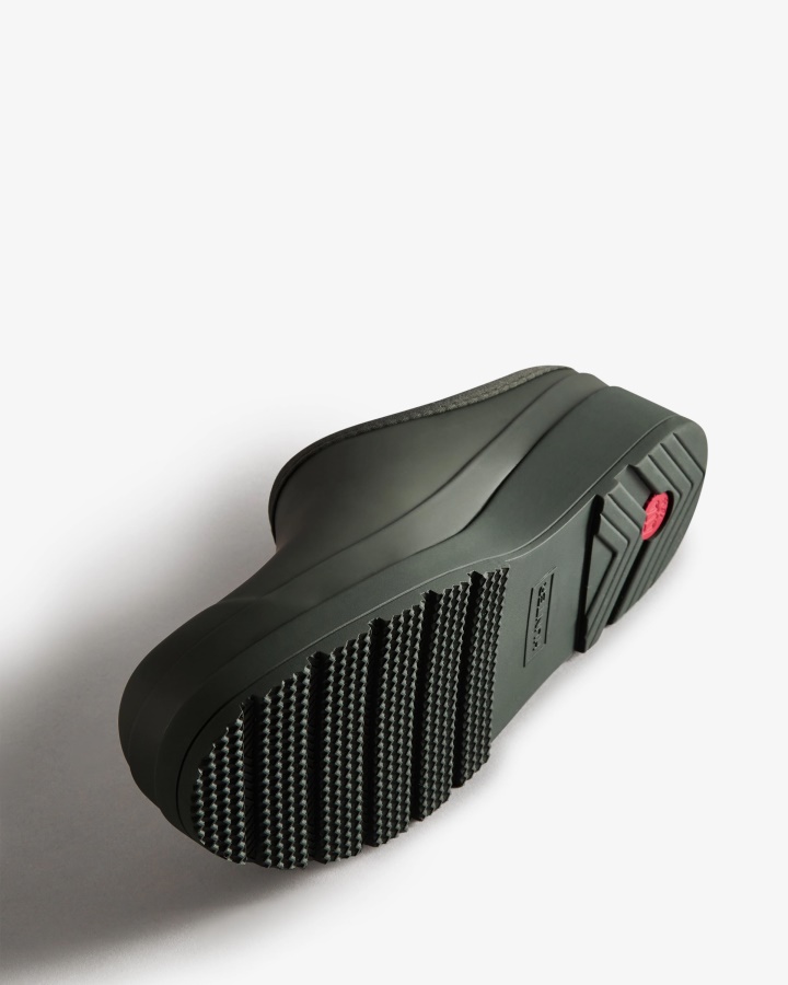 Zuecos Hunter Mujer Play Arctic Musgo Verde