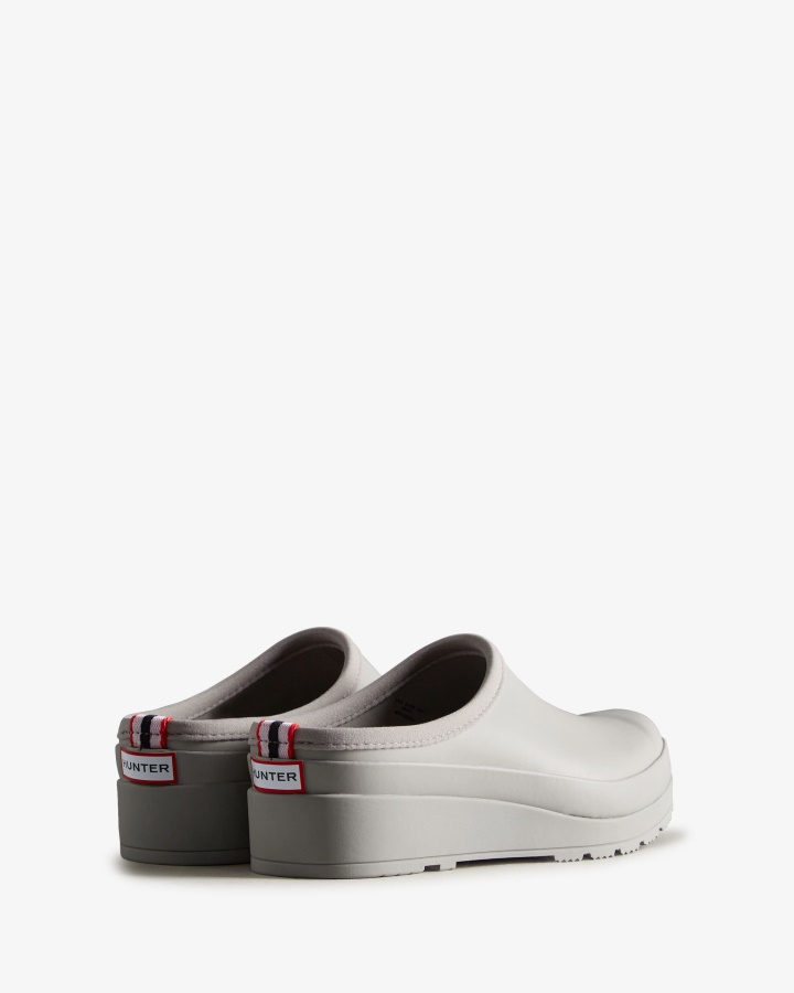 Zuecos Hunter Mujer Play Gris Zinc