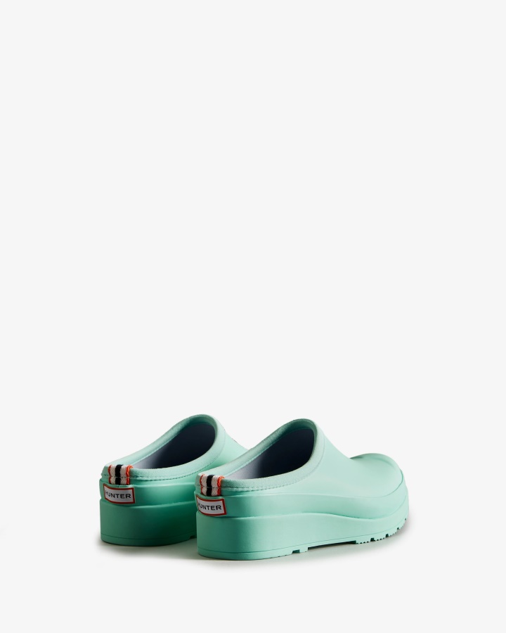 Zuecos Hunter Mujer Play Menta Salvaje