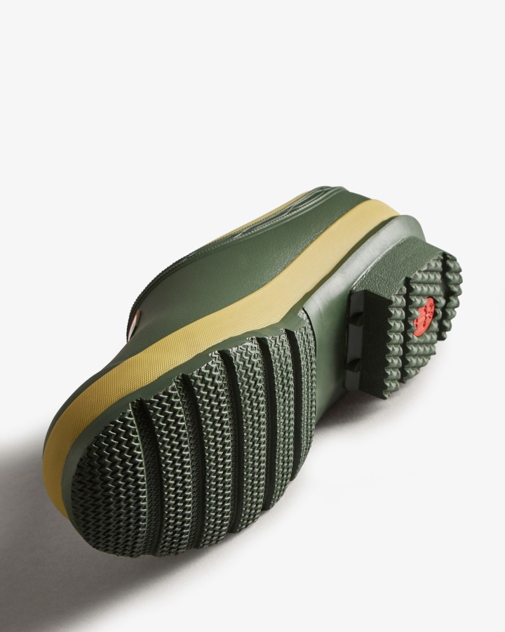 Zuecos Jardinero Mujer Hunter Verde Vintage