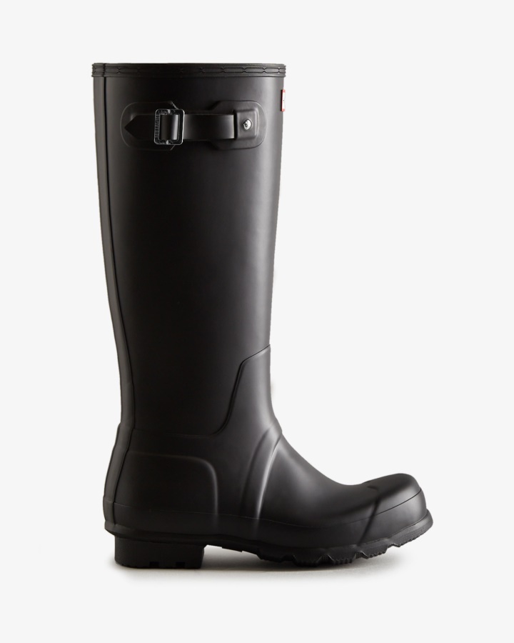 Botas De Lluvia Altas Originales Para Hombre Hunter Negras