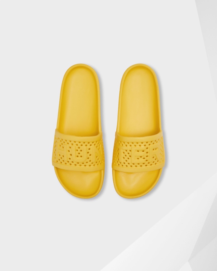 Chanclas Moldeadas Ligeras De Mujer Hunter Amarillo Girasol