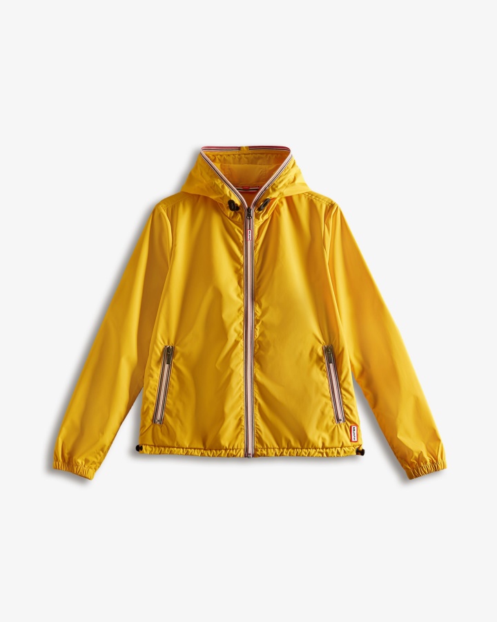 Chaqueta Plegable Ligera Reciclada De Mujer Hunter Amarilla