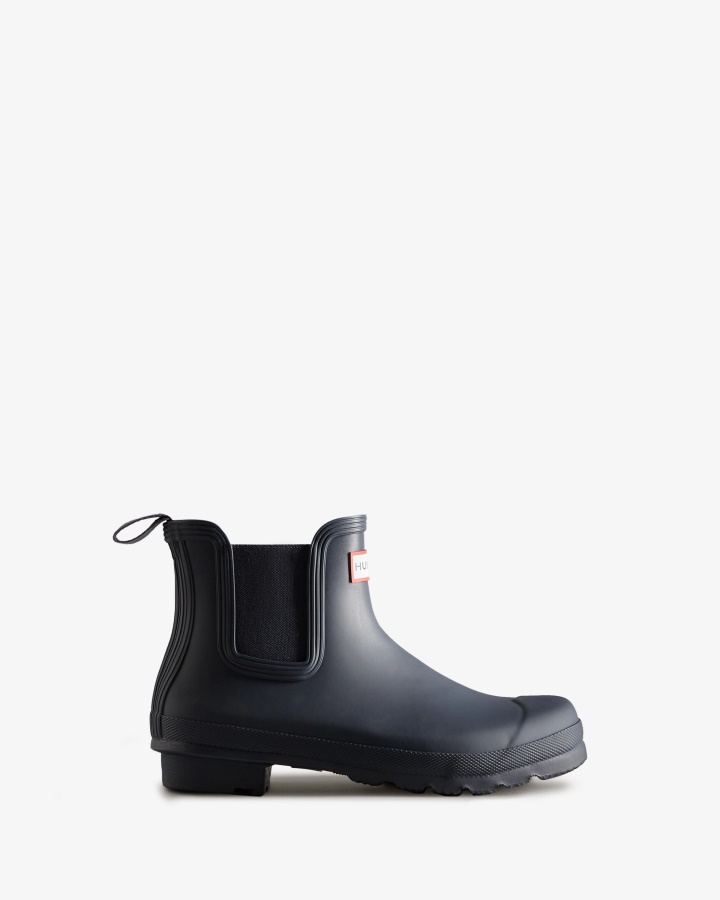 Botas Chelsea Originales Mujer Hunter Azul Marino
