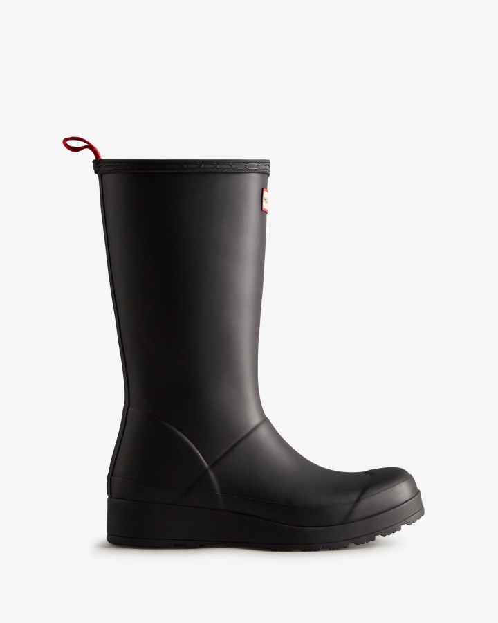 Botas De Lluvia Altas Hunter Play Para Mujer Negras