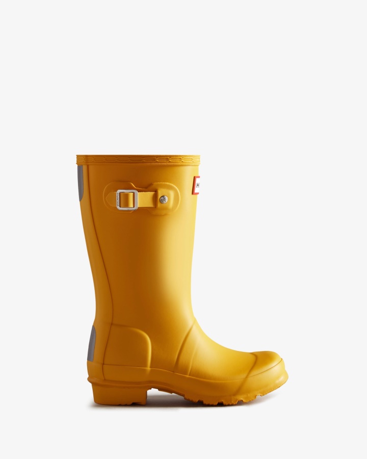 Botas De Lluvia Hunter Original Big Kids (5-11 Años) Amarillo