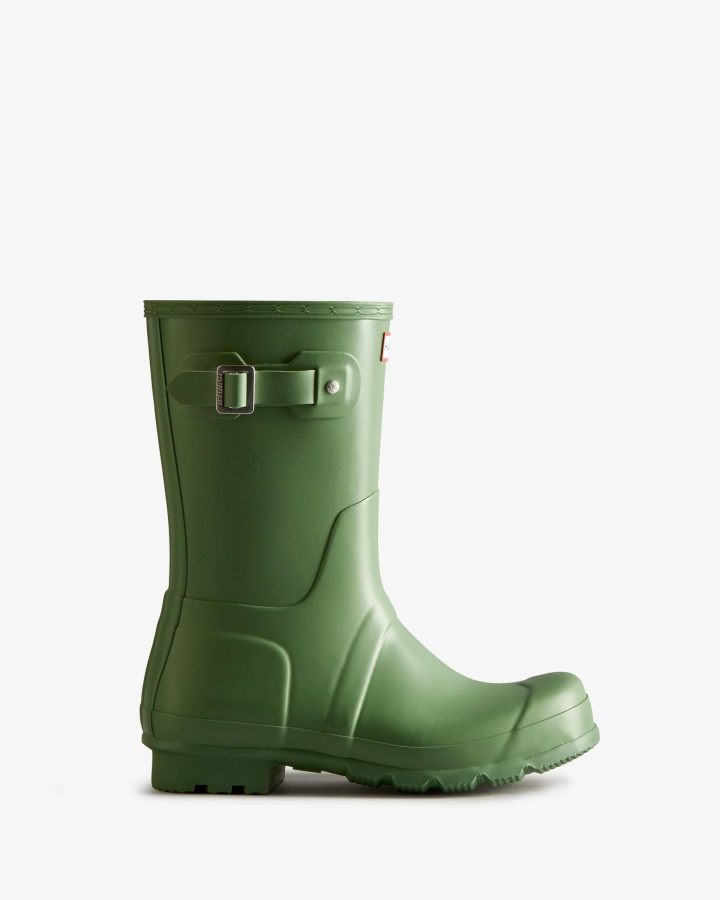 Botas De Lluvia Cortas Originales Para Hombre Hunter Fall Green