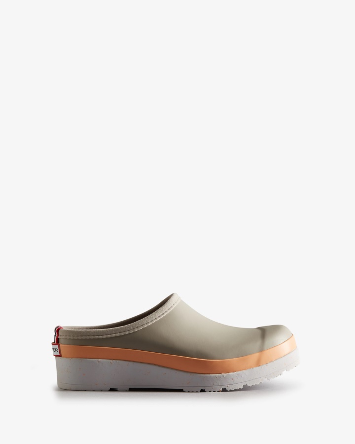 Zuecos Con Suela Moteada Para Mujer De Hunter Steall Grey-Summit Rise Peach