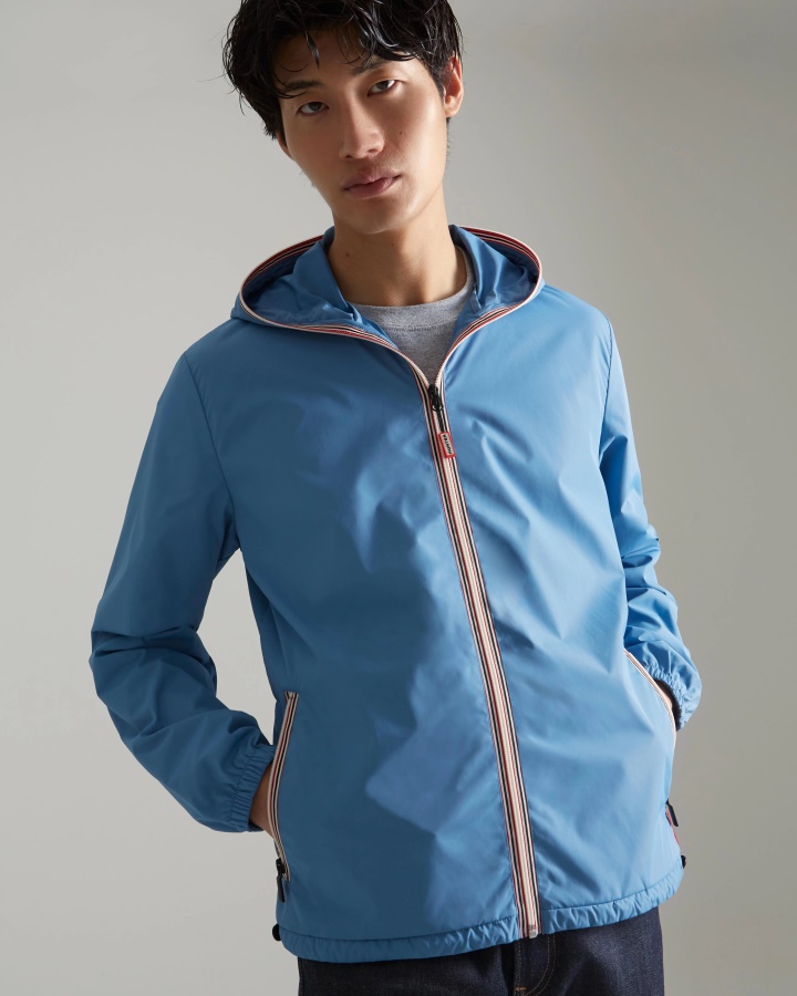 Cazadora De Hombre Reciclada Ligera Plegable Stornoway Azul