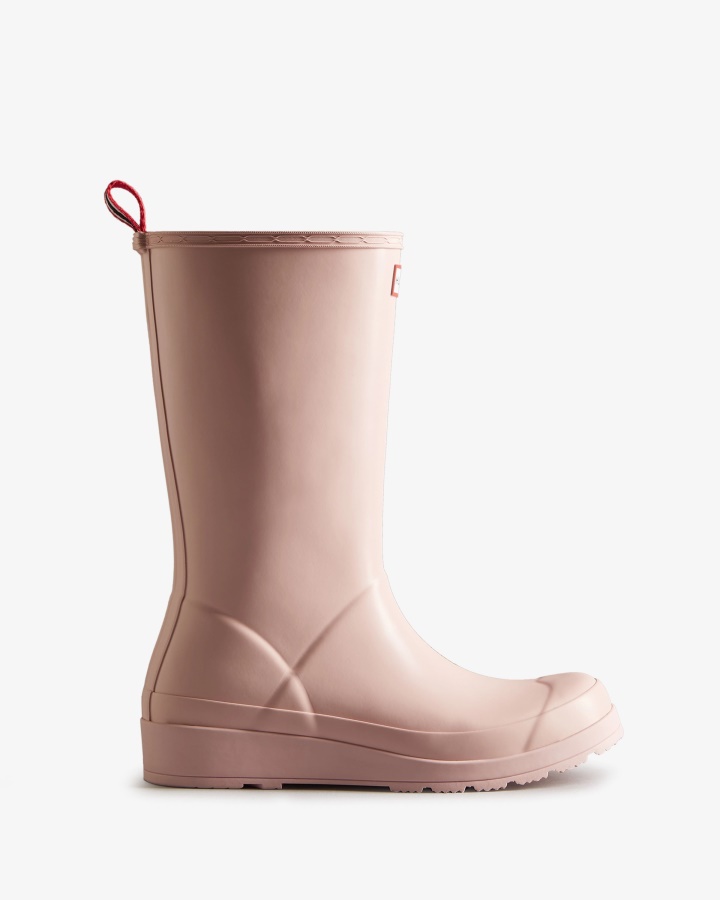 Botas De Lluvia Hunter Para Mujer Play Tall Rosa Azalea