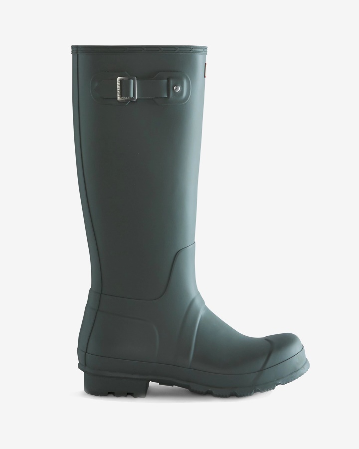 Botas De Lluvia Altas Originales Para Hombre Hunter Gris Urbano