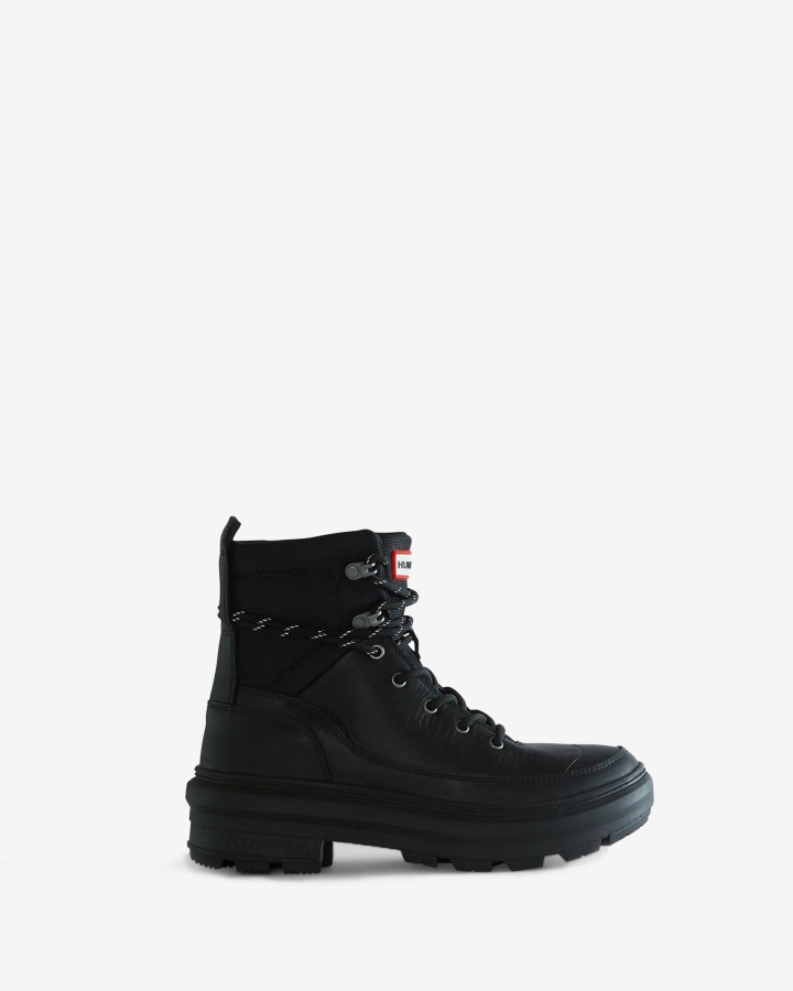 Botas Hunter Mujer Rebel Explorer Cuero Comando Negro